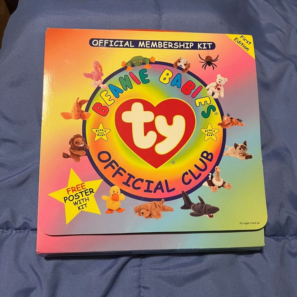 Ty Beanie Babies Official Membership Kit, Like new. No poster or certificate.